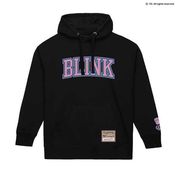 Mitchell & Ness Other - Mitchell & Ness Blackpink x NBA New York Knicks Hoodie Black BLINK TH17679 Large